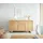 DeLife Sideboard Live-Edge 150 cm Eiche Natur 3 Schübe 2 Türen Sideboards, Baumkantenmöbel, Massivholzmöbel, Massivholz