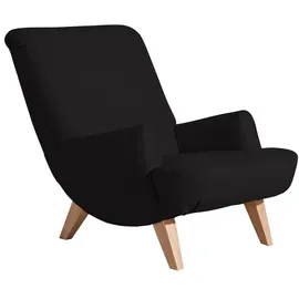 58 aufm Kessel Cocktailsessel Kajsa Kunstleder 58 x 0 x 0 cm Schwarz mit Relax-Funktion