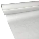 JUNOPAX Papiertischdecke 50m x 1,15m Loop weiß