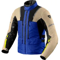 RevIt! Revit Offtrack 2 H2o Textiljacke wasserdicht - Beige/Blau