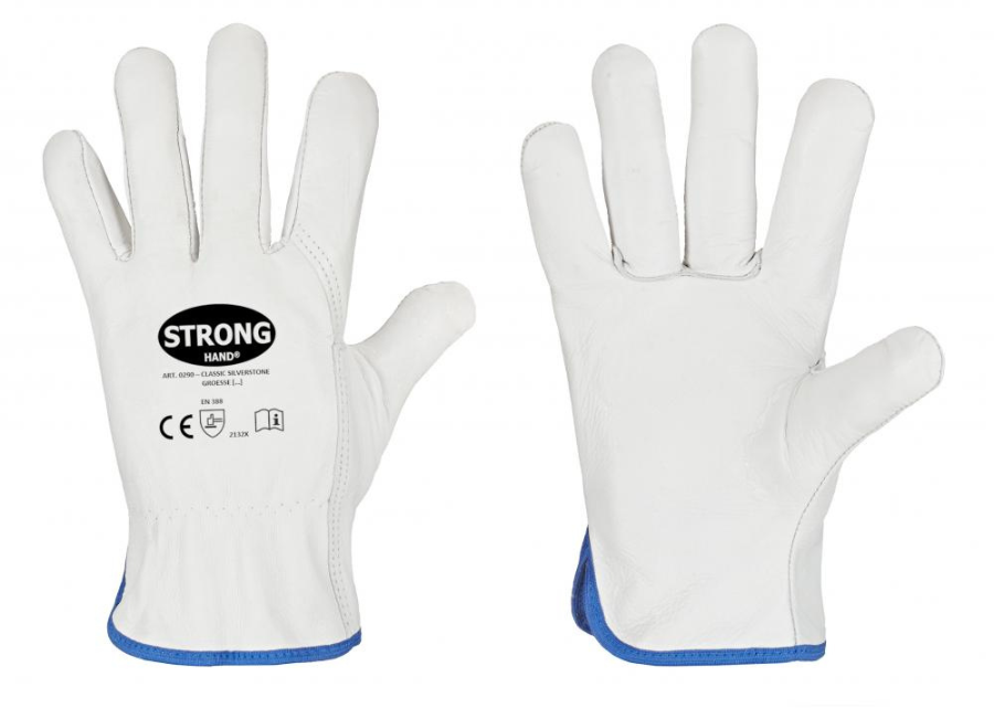 Silverstone Handschuhe, Rind-Nappa-Leder, natur - Stronghand - 0290