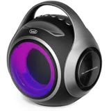 Trevi XR 8A 202 Tragbarer Lautsprecher 20 W, kabelloser Lautsprecher mit TWS-Funktion, USB-Anschluss, Micro SD, integrierter Akku, Schwarz