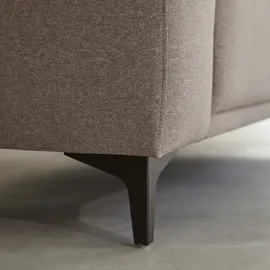 Tikamoon 2,5-Sitzer-Sofa Lars mit taupegrauem Stoffbezug