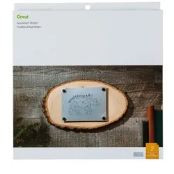 Cricut Aluminiumblech - 20.3 x 20.3 cm - 2 Blätter
