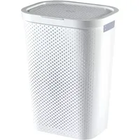 Curver Wäschebox Infinity Recycled, Aus Kunststoff, 60l, weiß,