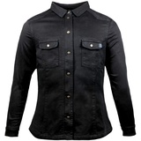 John Doe Motoshirt XTM | Motorradjacke | XTM | Atmungsaktiv | Motorrad Motoshirt | Protektoren sind enthalten (Ellbogen und Schulter), schwarz, L