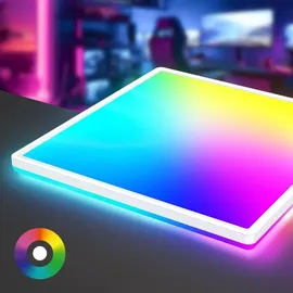 Briloner LED Deckenleuchte Smart RGB Bluetooth WiFi Fernbedienung Alexa weiß - Weiß