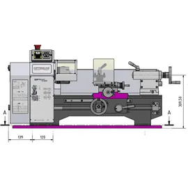 Optimum Drehmaschine Tu 2406 (230 V)