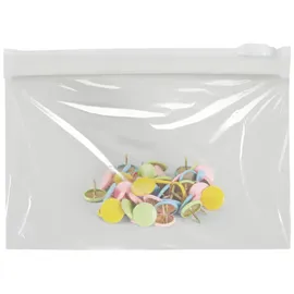topmatic® Gleitverschlussbeutel 12,5 x 9,0 cm transparent/weiß 1 St.