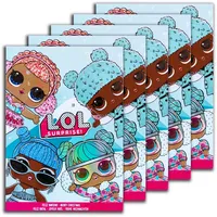 5 er Set L.O.L. Surprise - Kalender mit Schokolade, Schoko Adventskalender Weihnachts Kalender 5 x 75 g zum Schäppchenpreis!!!!