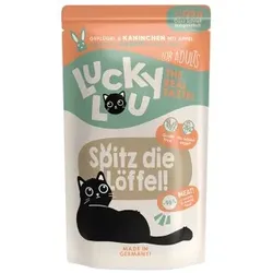 Lucky Lou Nassfutter Katze Adult Geflügel & Kaninchen 32x125 g