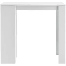 [en.casa] Bartisch Kouvola 110 x 50 x 103 cm Weiß