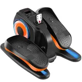 Rollingsurfer Elektrischer Ellipsentrainer mit Festen Fußmassagen, Ellipsen-Maschine Unter dem Schreibtisch für Senioren, Tragbare Ellipsen-Trainer für Jugendliche und Erwachsene