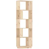 furnicato Bücherregal 51 x 25 x 163,5 cm Braun