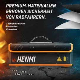 luxuskollektion Ebike Akku Tasche 1000°C Metallschnalle 41x13x12 cm