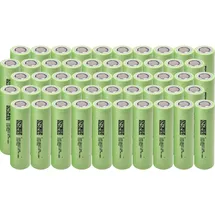 Green Cell GreenCell Akku, 3,7 V, 2900 mAh, Batterien - 50 x 18650, Li-Ion,