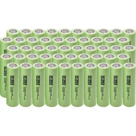 Green Cell GreenCell Akku, 3,7 V, 2900 mAh, Batterien - 50 x 18650, Li-Ion,