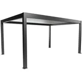 Biohort Pergola 5 m x 3,5 m Dunkelgrau-Silber