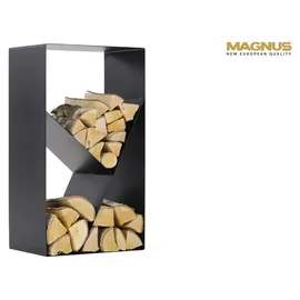 Magnus Kaminholzregal R122 Stahl 45 x 30 x 80 cm Schwarz