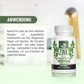 natural pro Zink Kapseln 13 g