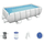 BESTWAY Power Steel Frame Pool Set 404 x 201 x 100 cm inkl. Filterpumpe