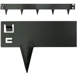 Intergarden Rasenkante Metall 600 x 16 cm 1 schwarz