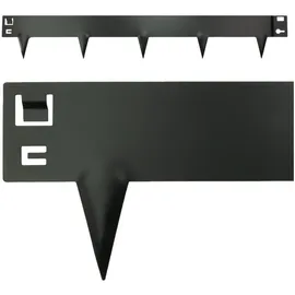 Intergarden Rasenkante Metall 600 x 16 cm 1 schwarz