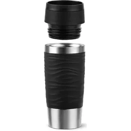 Emsa Travel Mug Waves schwarz 0,36 l