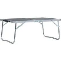 vidaXL Campingtisch Klappbar Grau