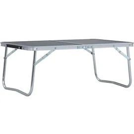vidaXL Campingtisch Klappbar Grau