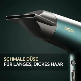 Babyliss Air Power Pro Haartrockner Dunkelgrün, gold (1700 Watt)