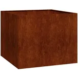 vidaXL Rostig 100 x 100 x 80 cm Braun