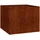 vidaXL Rostig 100 x 100 x 80 cm Braun