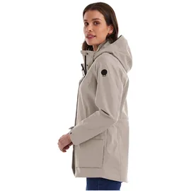 G.I.G.A. DX Damen Funktionsjacke/Outdoorjacke wasserdicht mit abzippbarer Kapuze GS 54 WMN JCKT, hellsand, 42, 42871-000