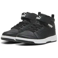 Puma Rebound V6 Mid Winterized AC+ Sneaker Kinder 01 black/white 28