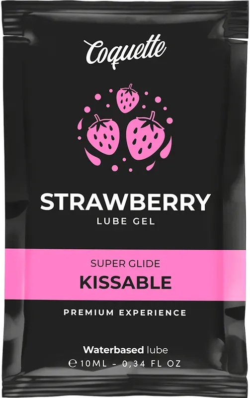 COQUETTE CHIC DESIRE - KUSSBARES SCHMIERMITTEL AUF ERDBEERWASSERBASIS TASCHE 10 ML