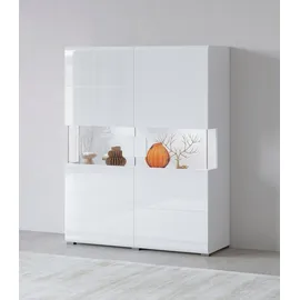 OTTO home Highboard Toledo 121,5 x 152,5 cm Weiß
