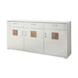 Uno Topeka 180 x 91 x 44 cm Weiß
