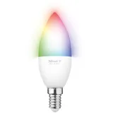Trust E14 LED RGBCW CANDLE WI-FI Smarte WiFi LED-Lampe, weiß und farbig, Fassung E14, von Ihrem Smartphone/Tablet zu steuern