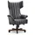 aea Chefsessel Holz/Kunstleder Schwarz