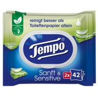Tempo sanft & sensitive Toilettentücher Aloe Vera, = 84.0 Stück