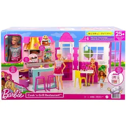 Mattel HGP59 - Barbie - Cook`n Grill Restaurant mit Puppe