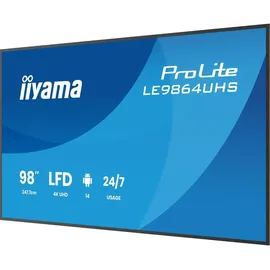Iiyama ProLite LE9864UHS-B1AG 98" schwarz