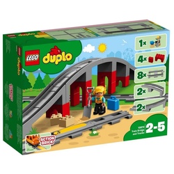 LEGO® Spielbausteine DUPLO® Eisenbahn Eisenbahnbrücke und Schienen 26 Teile 10872