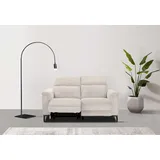 OTTO home 2-Sitzer OTTO HOME "LUND Cord, 160 cm, manuelle o. elektrische Relaxfunktion", beige (creme), B:160cm H:97cm T:100cm, 100% Polyester, Sofas, USB-C bei elektrischer Ausführung, mit Kopfteilverstellung