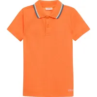 S.Oliver - Poloshirt mit Kontrast-Details, Kinder, Orange, 116/122