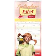 DuMont Buchverlag Familienplaner Pippi Langstrumpf 2026 - Familien-Timer 22x45 cm - mit Ferienterminen - 5 Spalten