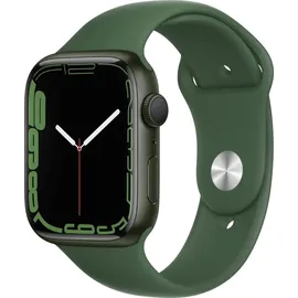 Apple Watch Series 7 GPS 45 mm Aluminiumgehäuse grün, Sportarmband klee