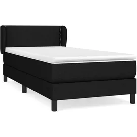 vidaXL Boxspringbett 100 x 200 cm Schwarz