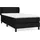 vidaXL Boxspringbett 100 x 200 cm Schwarz